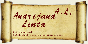 Andrijana Linta vizit kartica